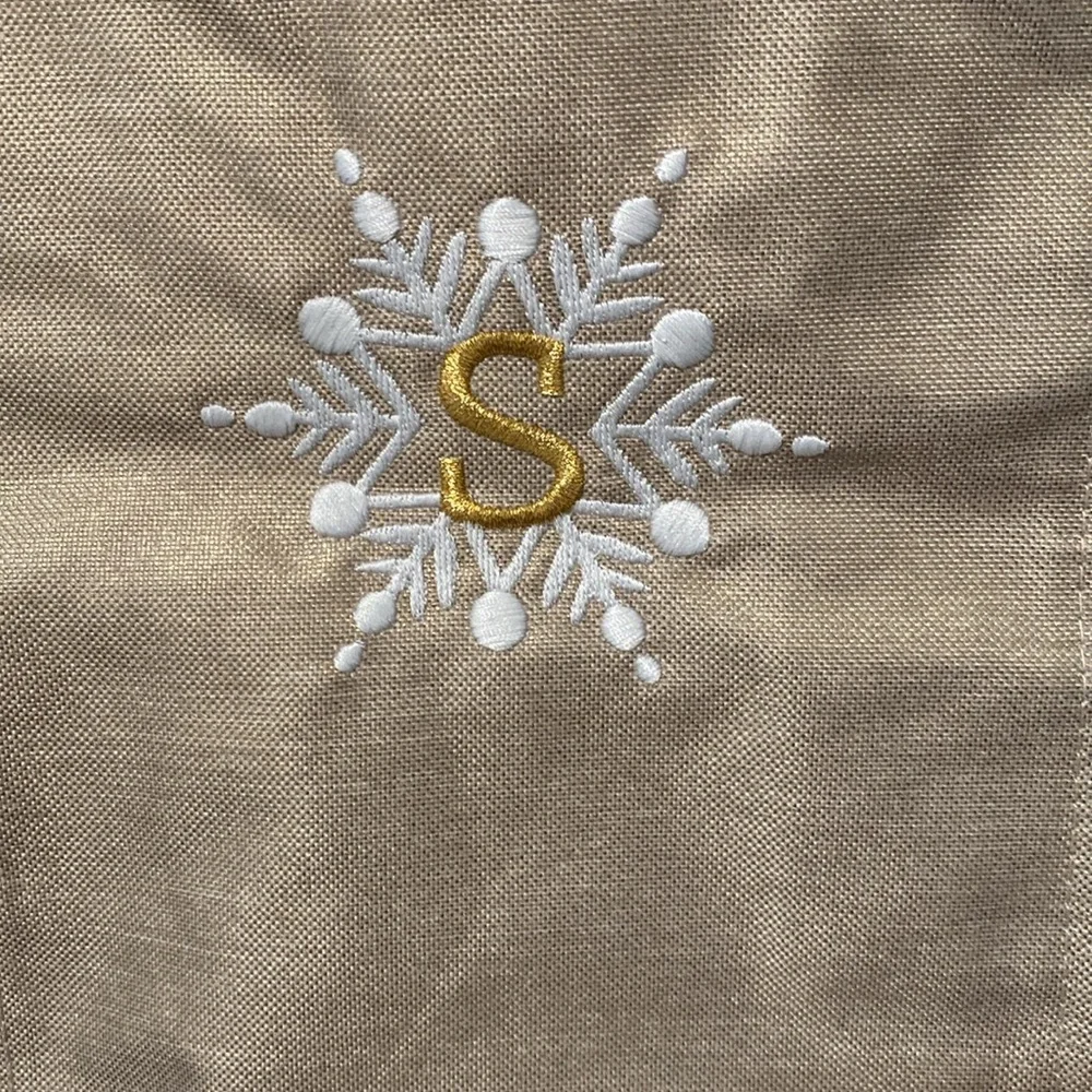 Thirty one bags small essential tote Gold Metallic snowflake NWT retired bag - Picture 7 of 10